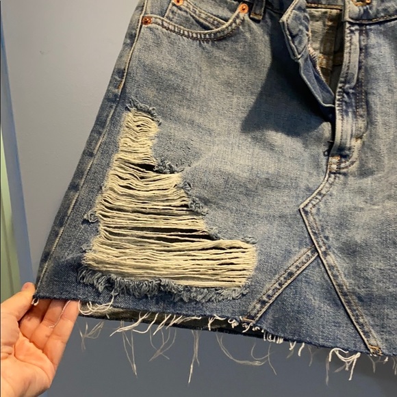 Topshop Jean Skirt - Picture 5 of 6